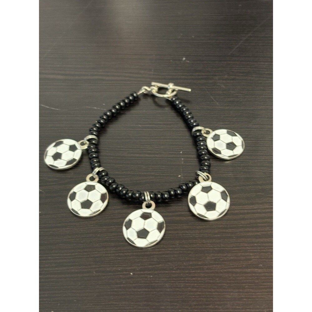 OTC Vintage Soccer Ball Charm Kids Bracelet